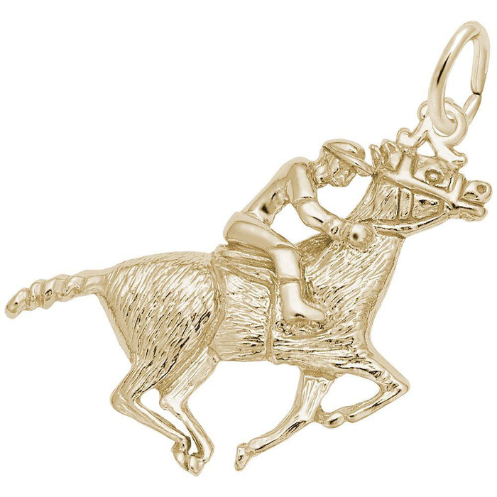 Horse & Jockey Charm