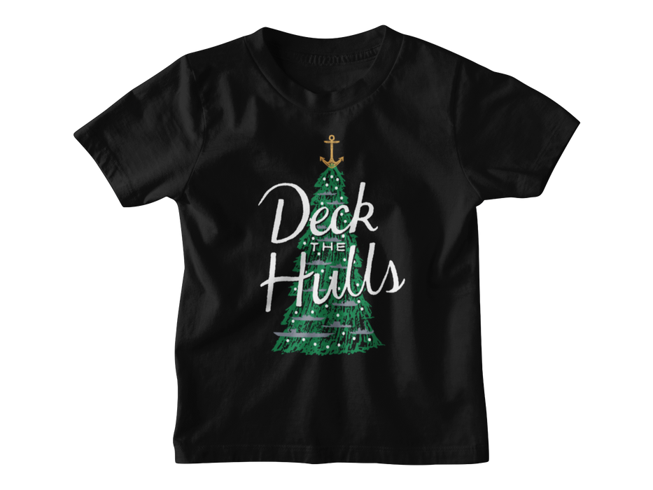 Deck The Hulls Surface Ship Youth T-Shirt