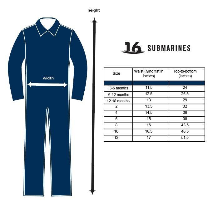 Mini Navy Blue Coveralls