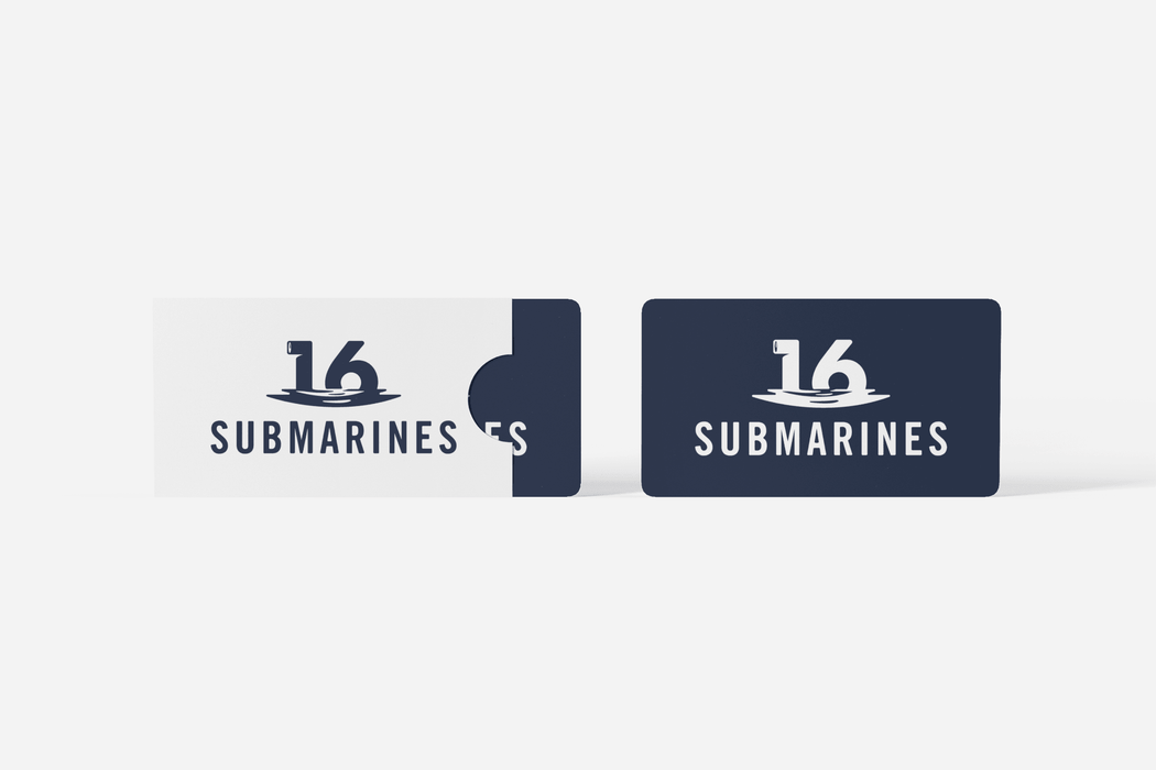 16Submarines Gift Voucher - 16Submarines