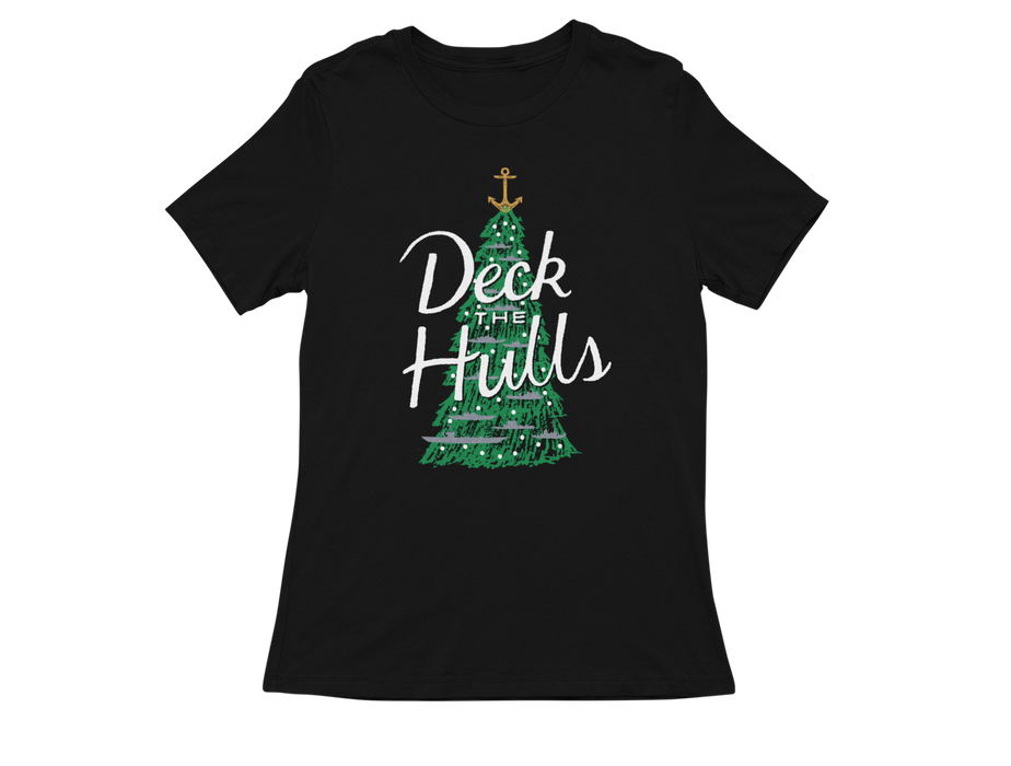 Deck The Hulls Surface Ship Ladies' T-Shirt