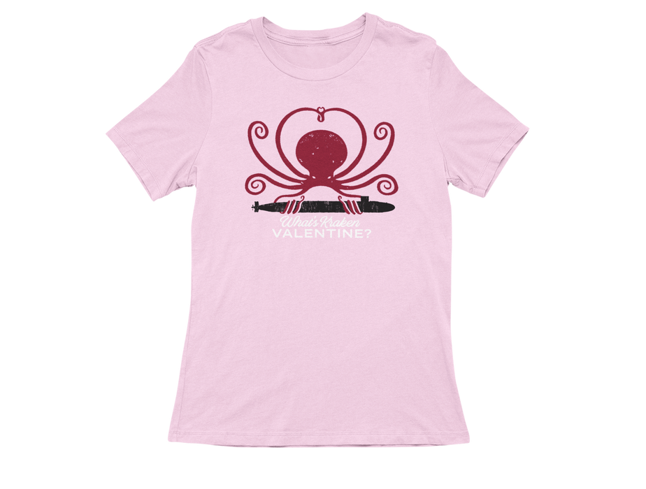 What's Kraken Valentine Submarine Ladies T-Shirt