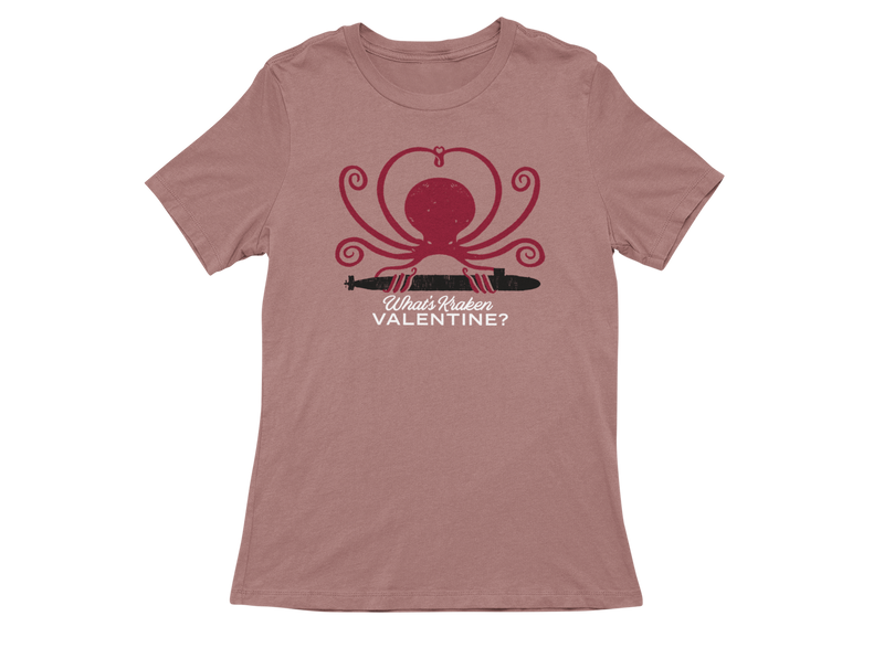 What's Kraken Valentine Submarine Ladies T-Shirt