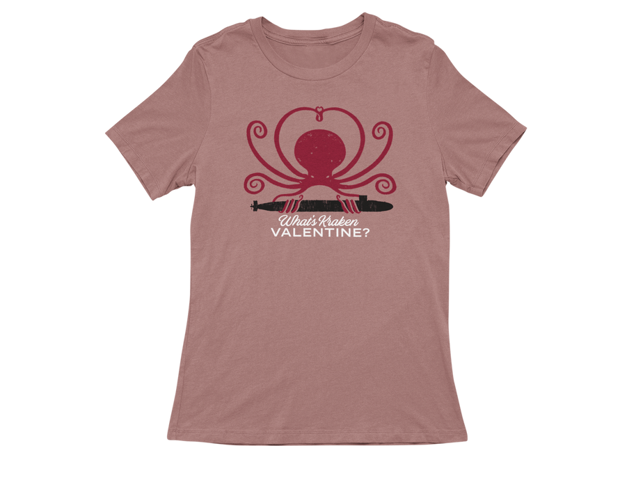 What's Kraken Valentine Submarine Ladies T-Shirt