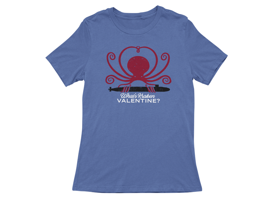 What's Kraken Valentine Submarine Ladies T-Shirt