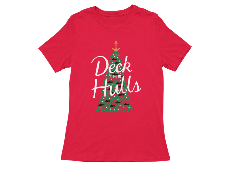 Deck the Hulls Ladies T-Shirt: Submarines