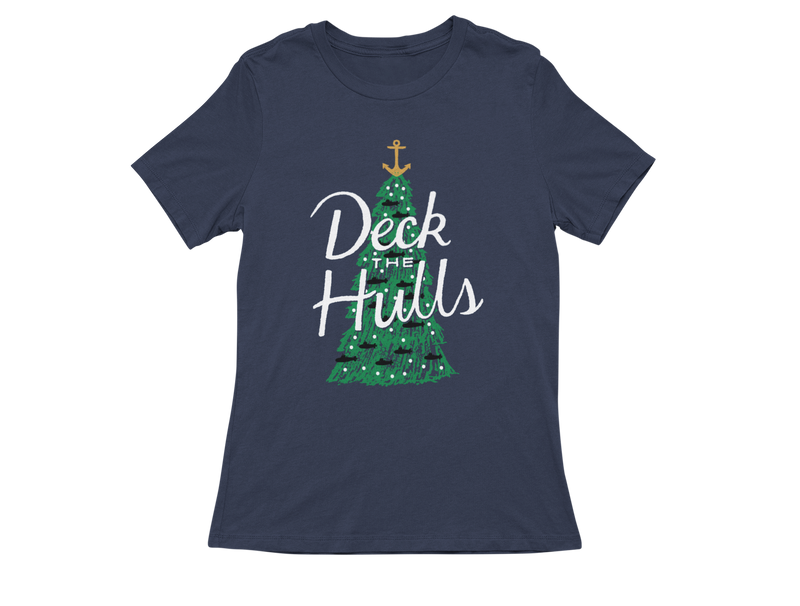 Deck the Hulls Ladies T-Shirt: Submarines