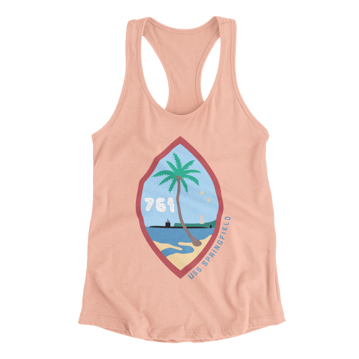 USS Springfield FRG Ladies' Racerback Tank