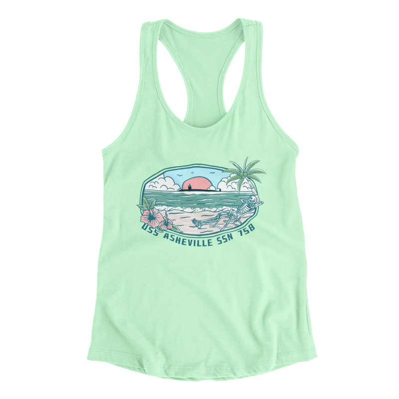 USS Asheville Racerback Tank