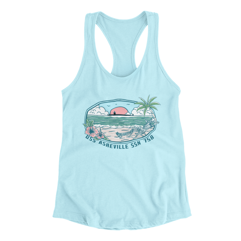 USS Asheville Racerback Tank