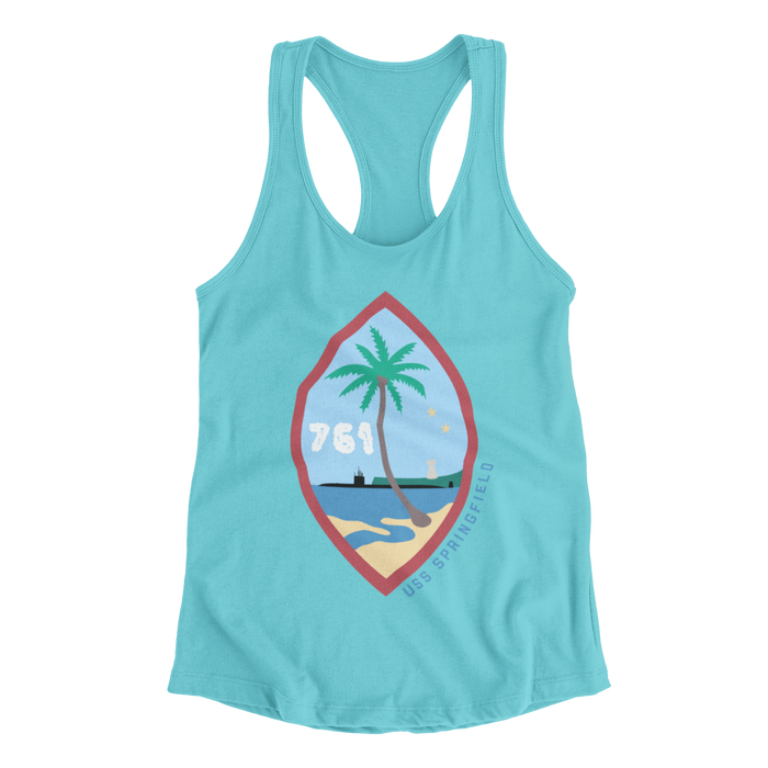 USS Springfield FRG Ladies' Racerback Tank