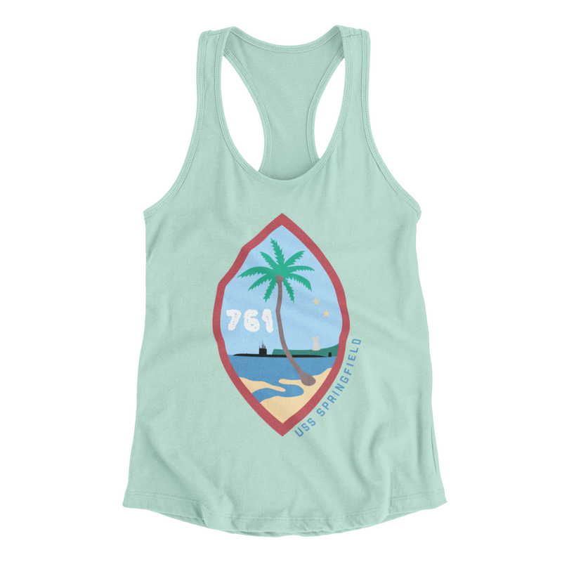 USS Springfield Ladies' Racerback Tank