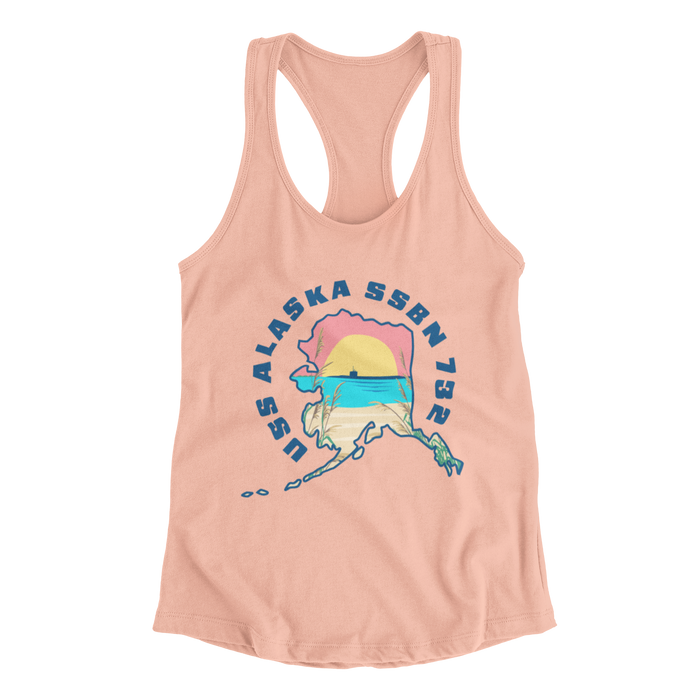 USS Alaska Ladies' Racerback Tank