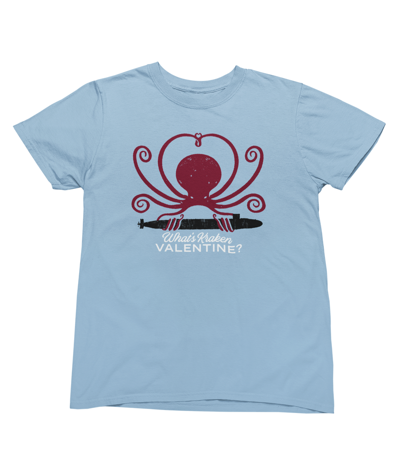 What's Kraken Valentine Submarine T-Shirt