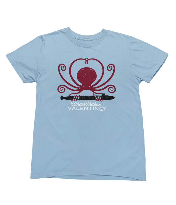 Men's What's Kraken Valentine Submarine T-Shirt