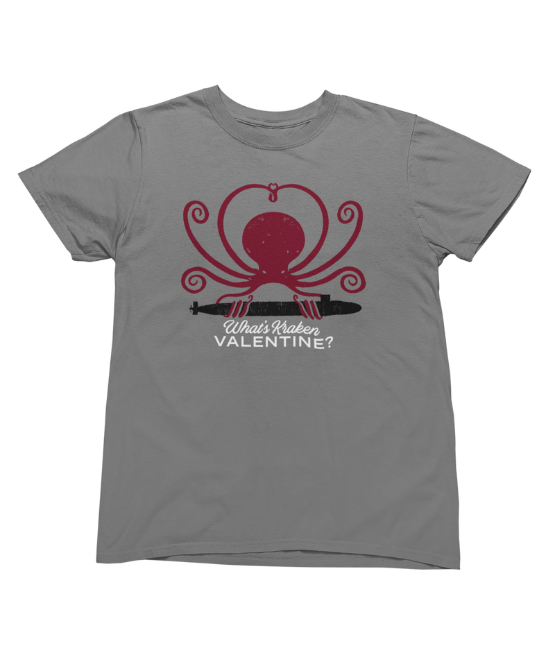 What's Kraken Valentine Submarine T-Shirt
