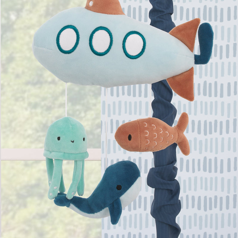 NoJo Submarine Plush Musical Mobile