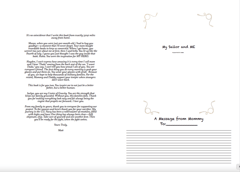 My Mommy My Sailor | Navy Children’s Book for Military Kids & Families