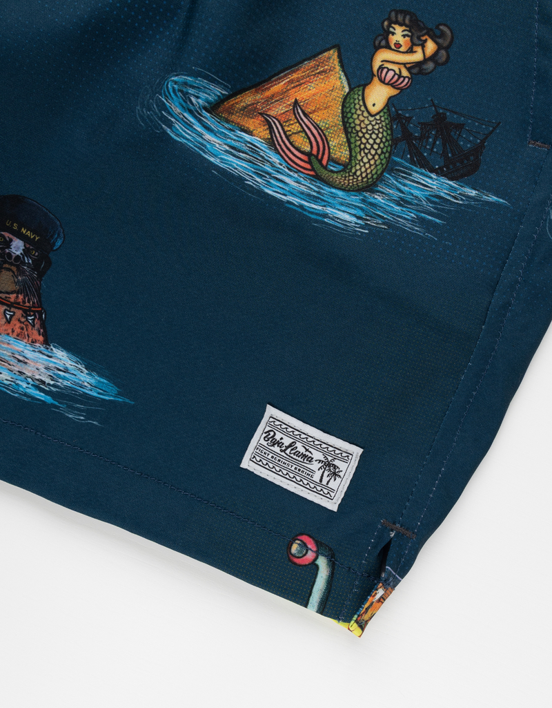 SAILOR STORIES NAVY STRETCH SWIMSUIT