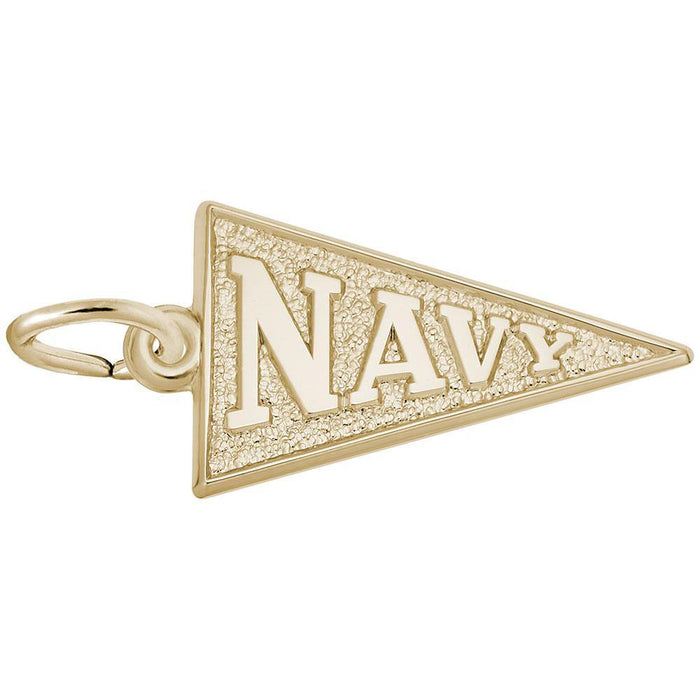 Navy Pennant Flag Charm