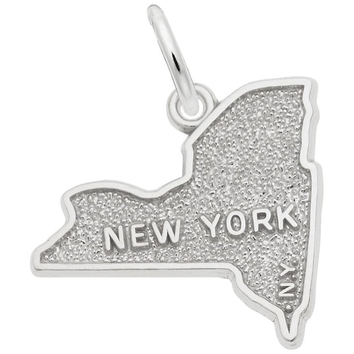 New York Map Charm