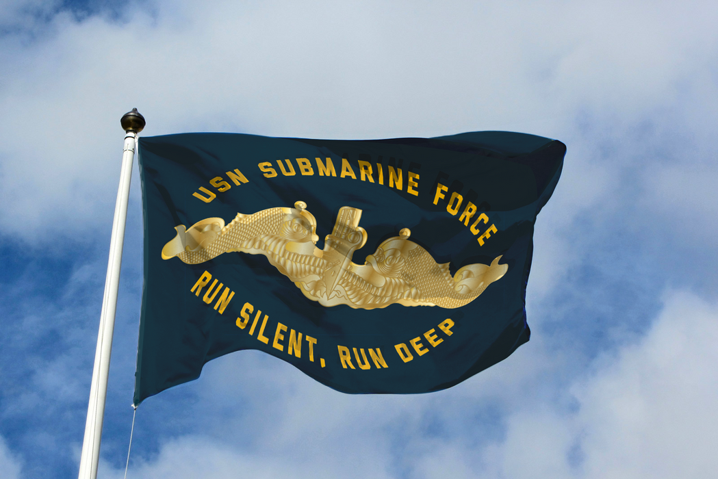 "Run Silent, Run Deep" Submarine Force Flag