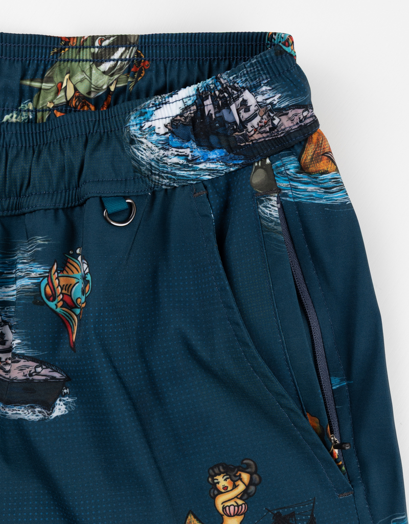 SAILOR STORIES NAVY STRETCH SWIMSUIT