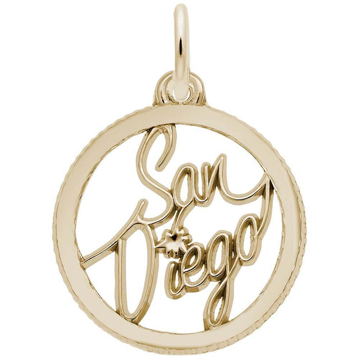 San Diego Script Charm