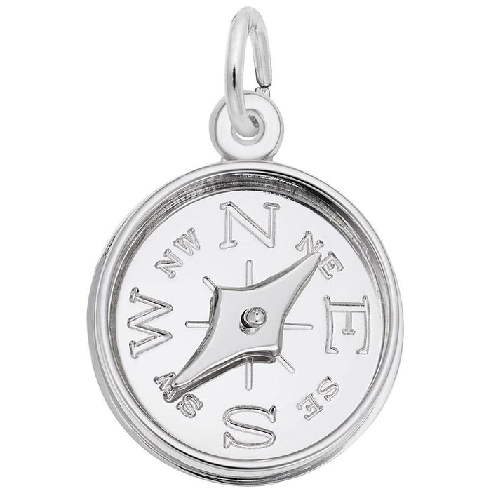 Spinning Compass Charm