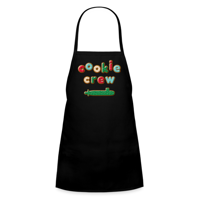 Cookie Crew Submarine Youth Apron - black