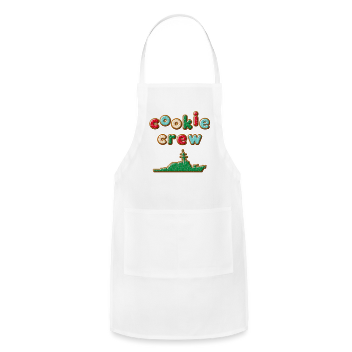 COOKIE CREW Destroyer Apron - white