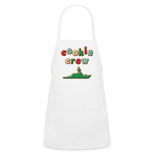 Cookie Crew Destroyer Youth Apron - white