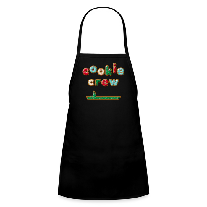 Cookie Crew Carrier Youth Apron - black