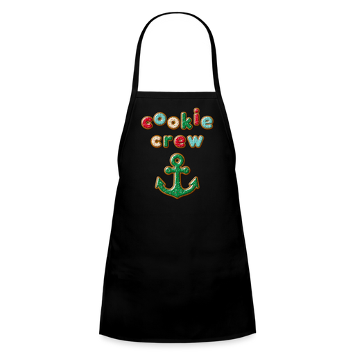 Cookie Crew Anchor Youth Apron - black