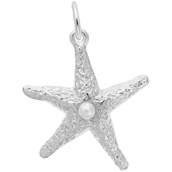 Starfish with Pearl Charm