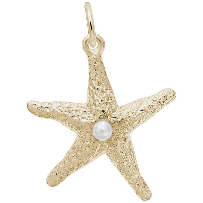 Starfish with Pearl Charm