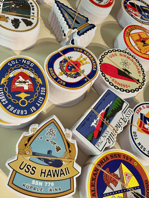 Submarine Crest Decals