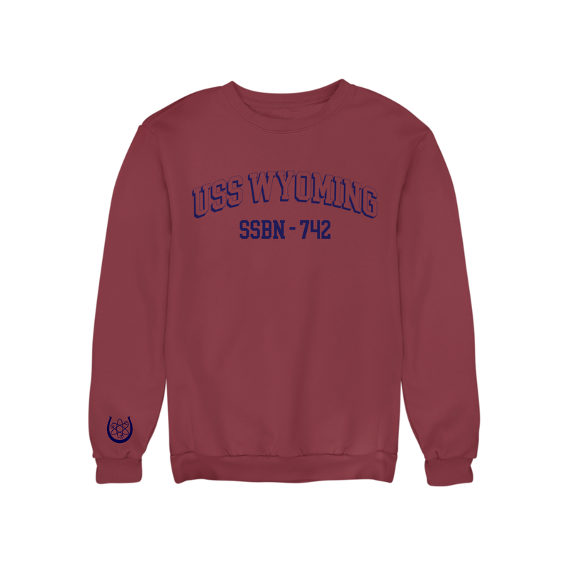 USS Wyoming FRG Embroidered Sweatshirt