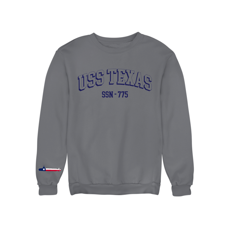 USS Texas FRG Embroidered Sweatshirt