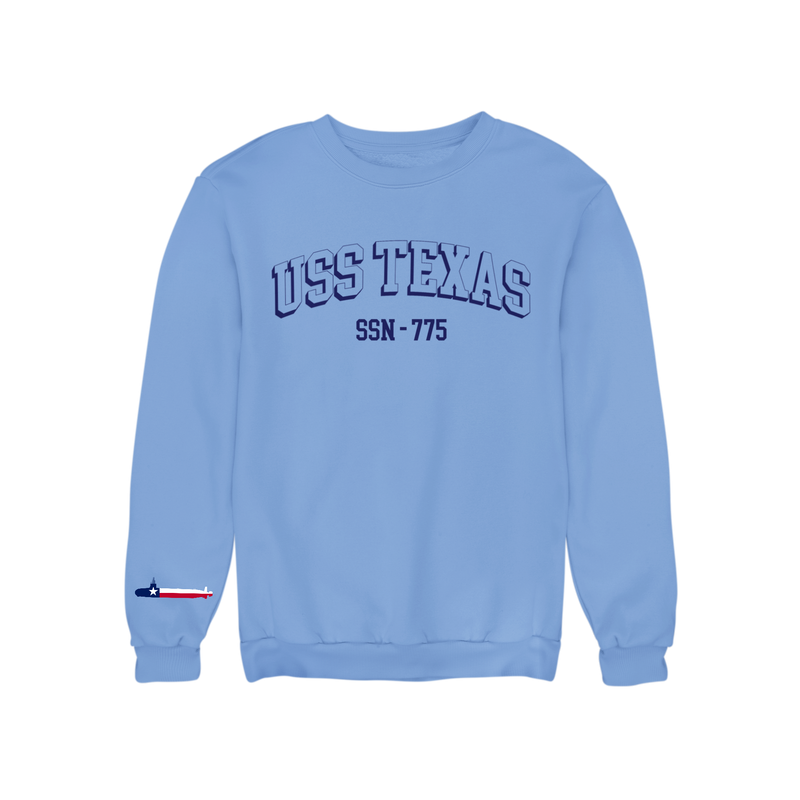 USS Texas FRG Embroidered Sweatshirt