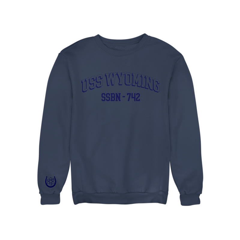 USS Wyoming FRG Embroidered Sweatshirt