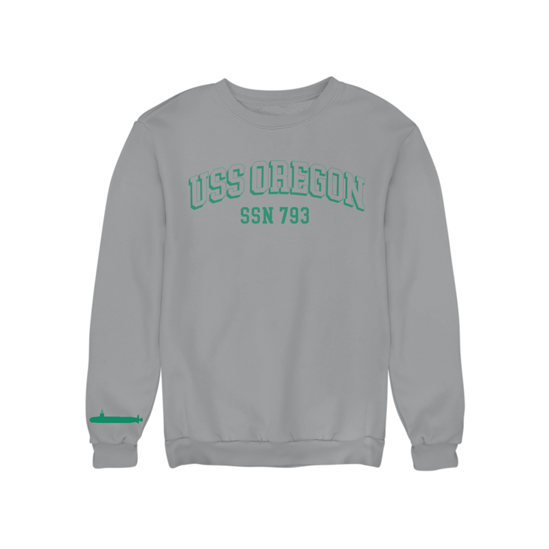 USS Oregon FRG Embroidered Sweatshirt