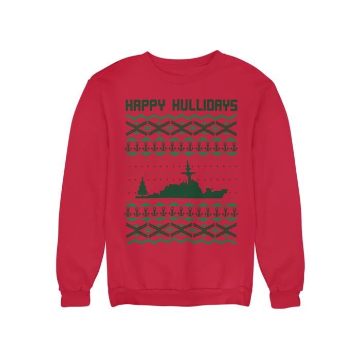 Happy Hullidays Destroyer Ugly Sweatshirt