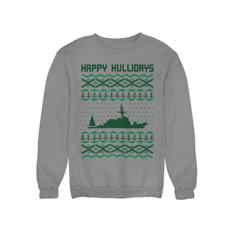 Happy Hullidays Destroyer Ugly Sweatshirt