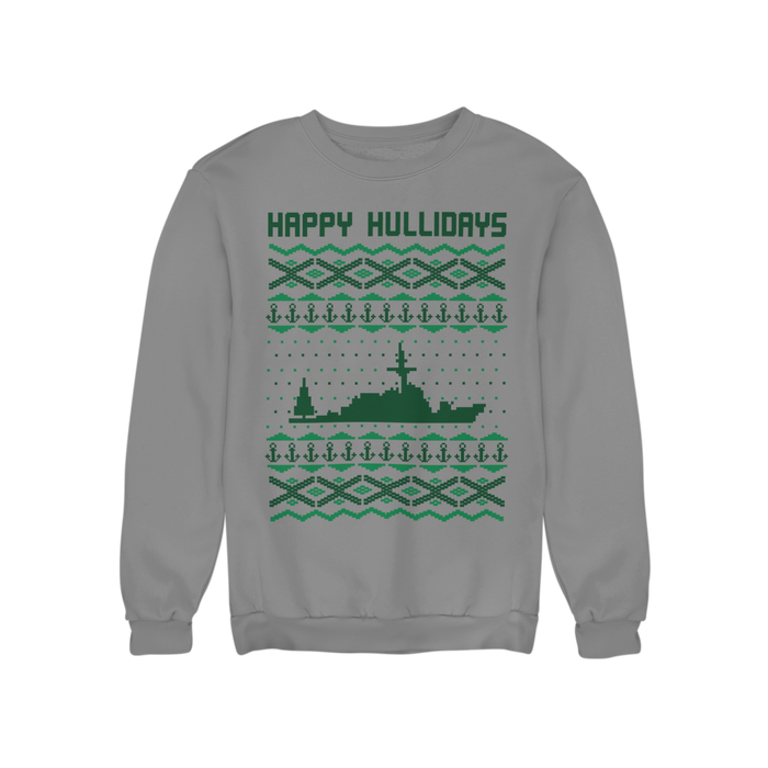 Happy Hullidays Destroyer Ugly Sweatshirt