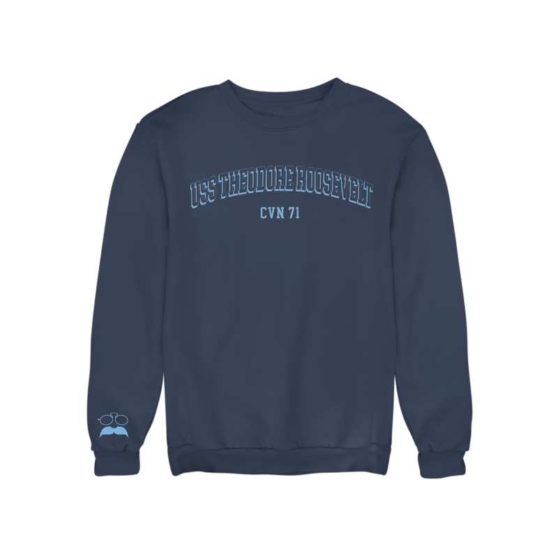 USS Theodore Roosevelt Embroidered Sweatshirt