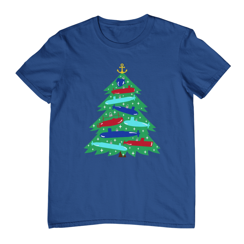 Submarine Christmas Tree T-Shirt