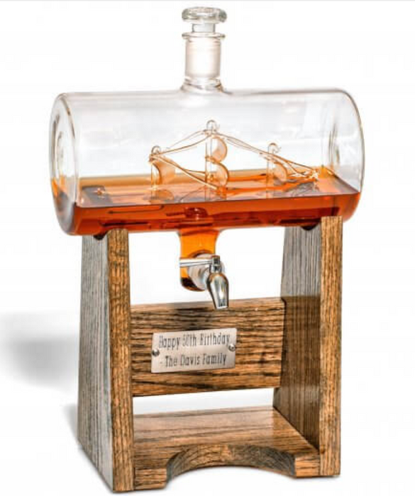 USS Constellation Ship Decanter