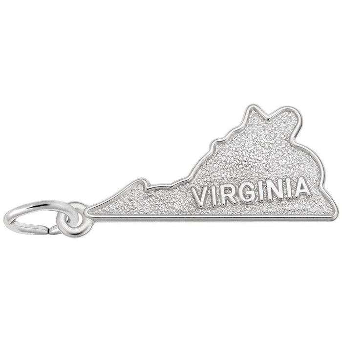 Virginia Map Charm