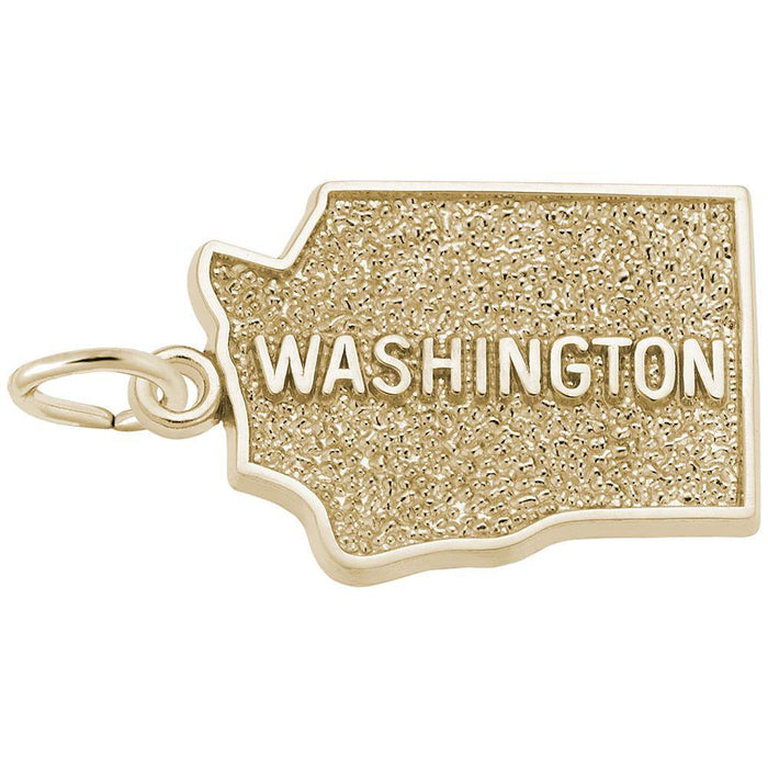 Washington Map Charm